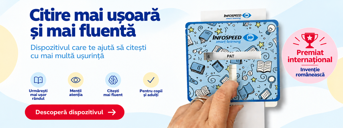 Citire mai ușoară și mai fluentă cu dispozitivul FocusVisual