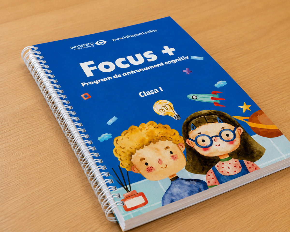 Focus+ Clasa I — activități de gândire logică și percepție vizuală