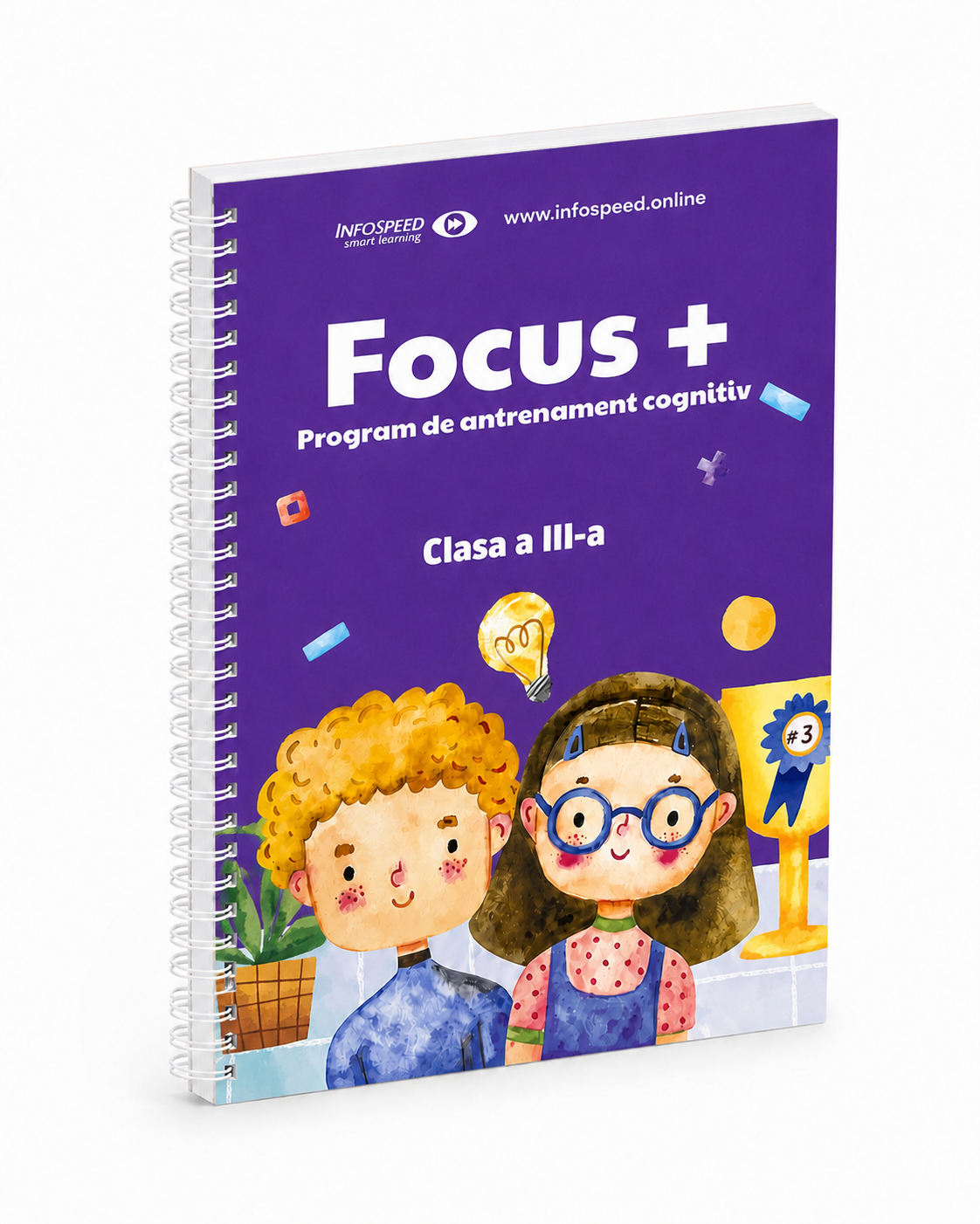 Focus+ Clasa a III-a — labirinturi și trasee vizuale pentru atenție