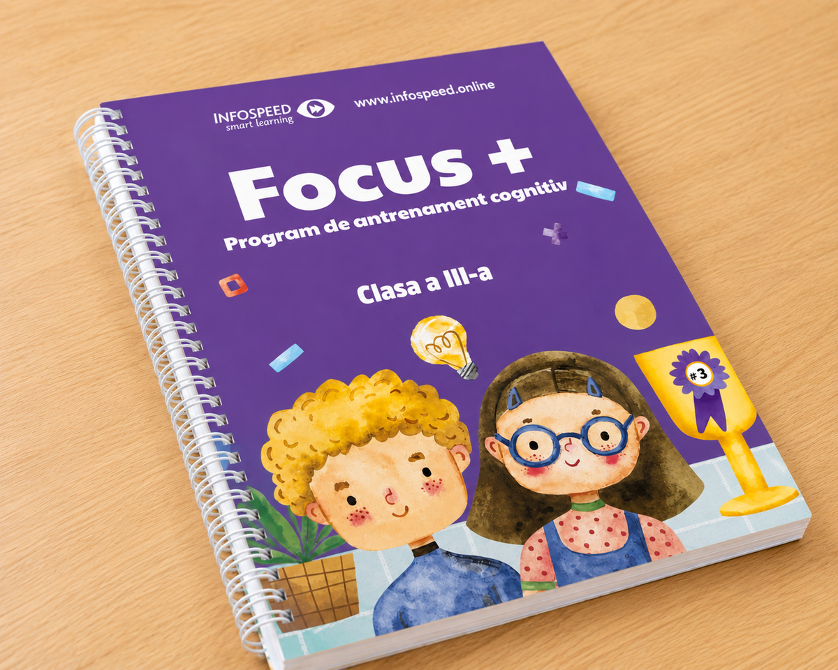 Focus+ Clasa a III-a — exerciții de memorie logică și corelări