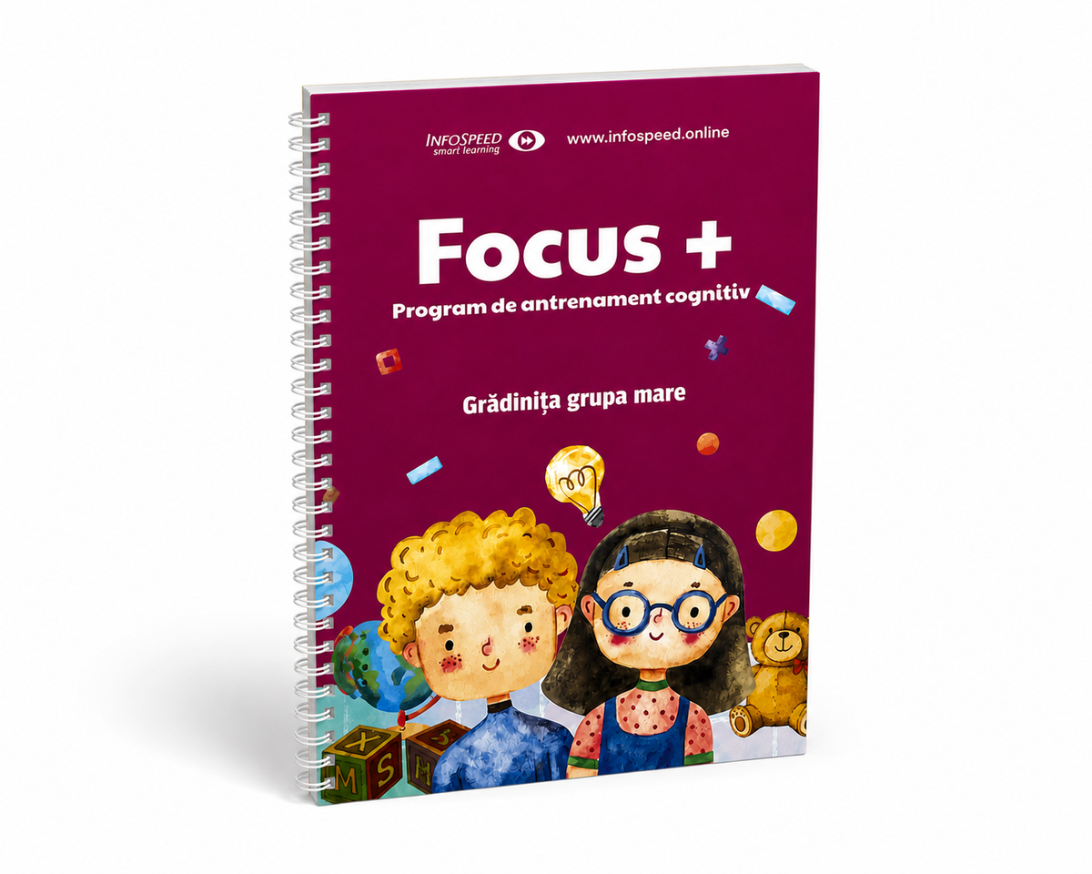Focus+ Grădiniță Grupa Mare — exerciții de atenție și logică