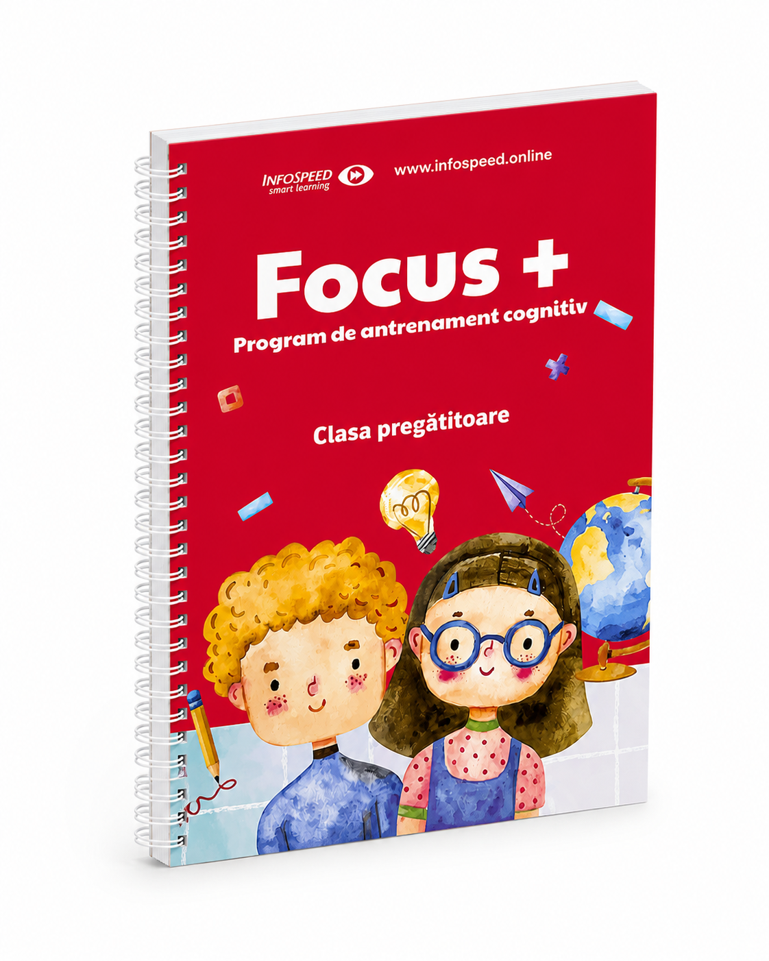 Focus+ Clasa Pregătitoare — exerciții de atenție și urmare a instrucțiunilor