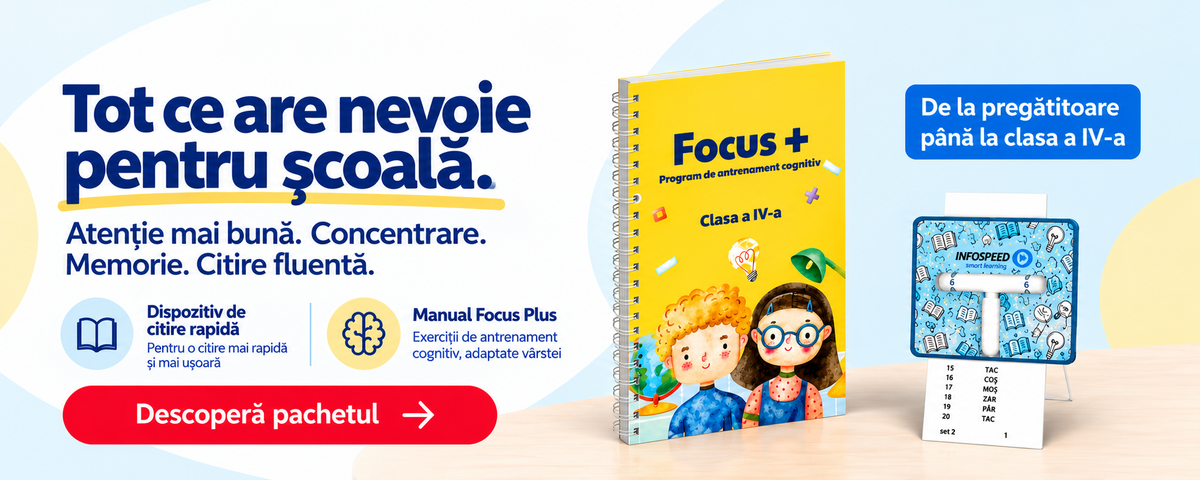 Tot ce are nevoie pentru școală: pachetul Focus Plus și Focus Visual