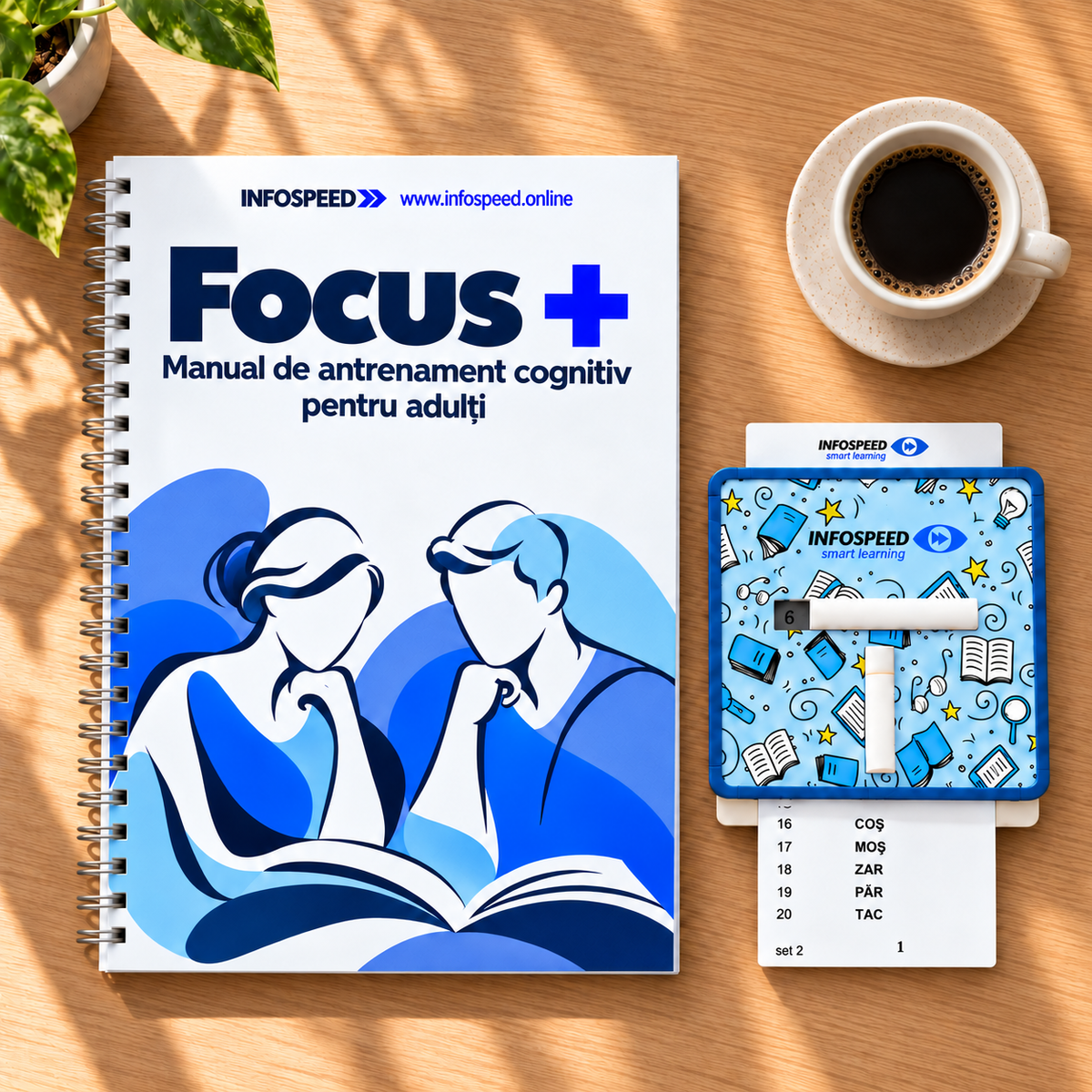 Pachet Complet de Antrenament Cognitiv pentru Adulți - Focus Plus și Focus Vizual