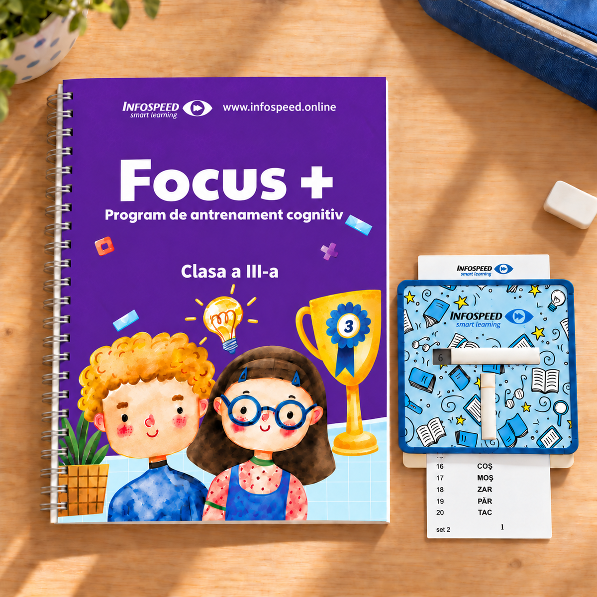 Pachetul pentru Școală - Focus Plus Clasa a III-a și Focus Vizual