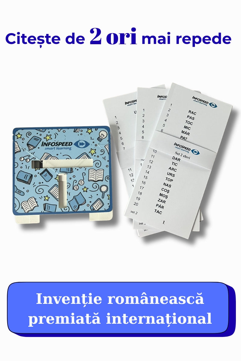 Focus Vizual - dispozitiv pentru citire si antrenament vizual